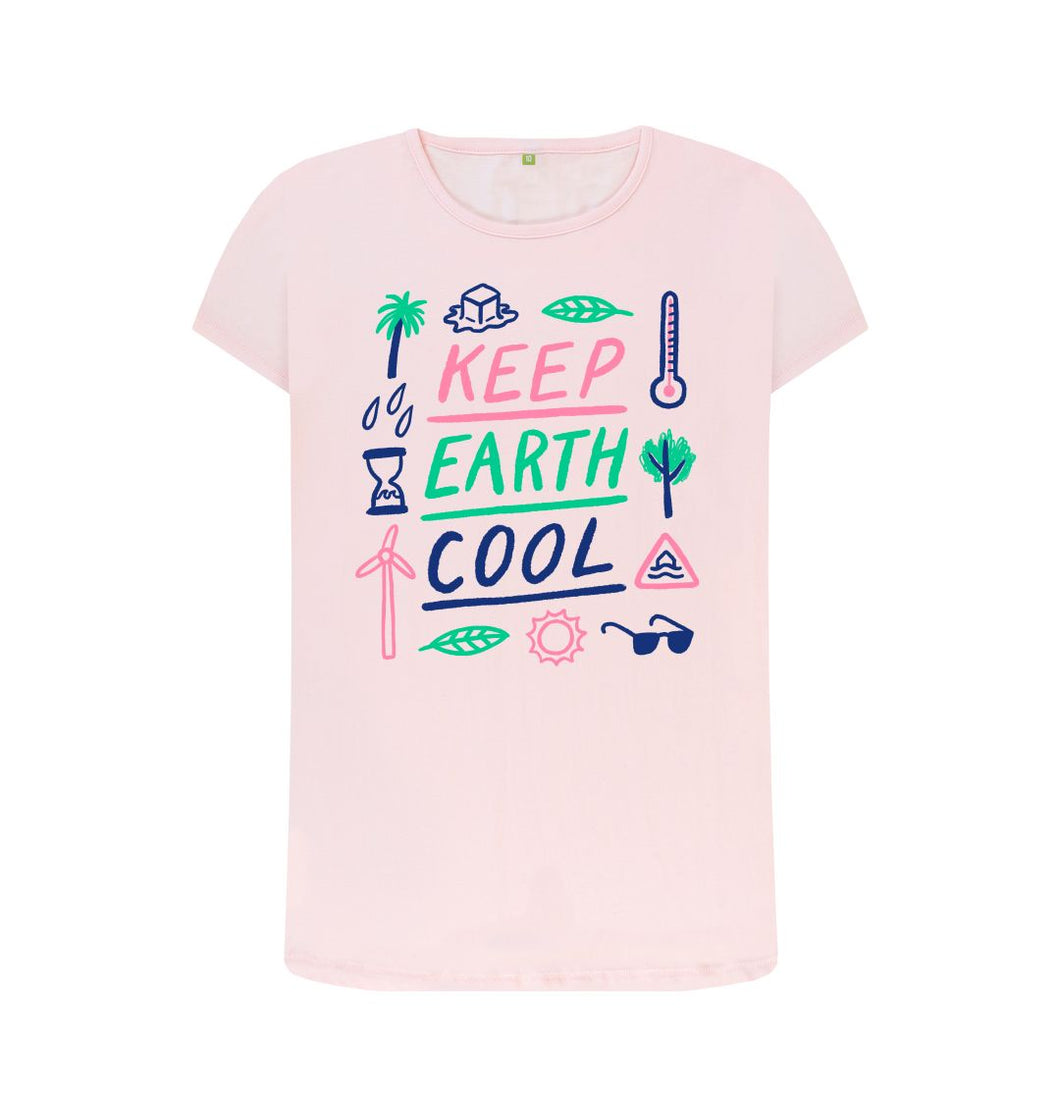 Pink Keep Earth Cool W T-shirt