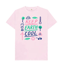 Load image into Gallery viewer, Pink Keep Earth Cool T-shirt
