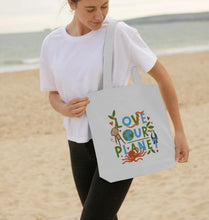 Load image into Gallery viewer, Love Our Planet Tote Bag
