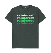 Load image into Gallery viewer, Dark Grey Rainforest T-shirts

