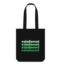 Load image into Gallery viewer, Black Rainforest Tote Bag
