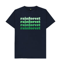 Load image into Gallery viewer, Navy Blue Rainforest T-shirts
