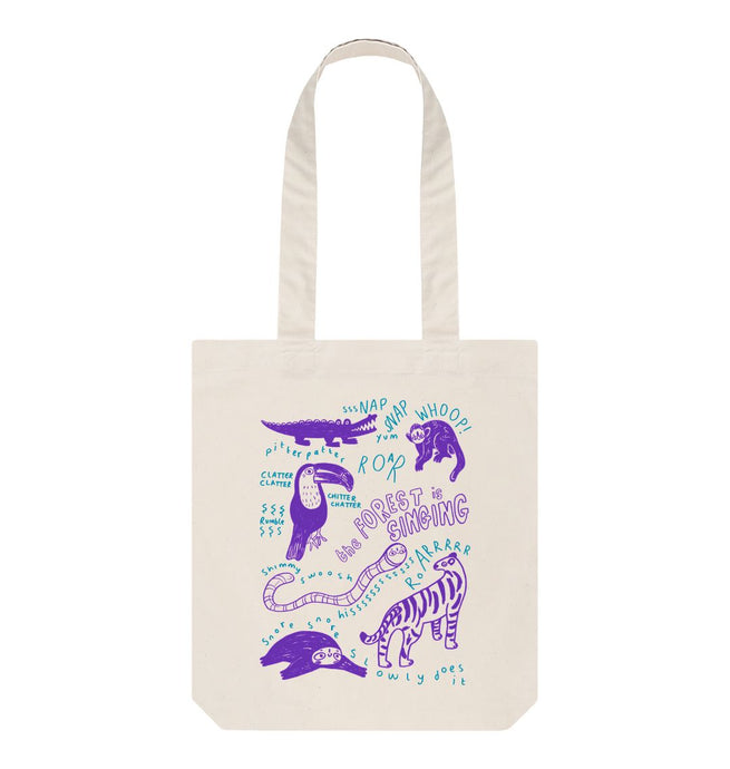 Natural The Forest is Singing Tote Bag