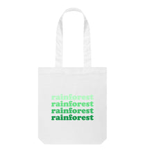 Load image into Gallery viewer, White Rainforest Tote Bag
