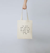 Load image into Gallery viewer, Twenty Percent Tote Bag
