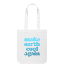 Load image into Gallery viewer, White Make Earth Cool Again Tote Bag
