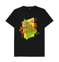 Load image into Gallery viewer, Black Jungle Massive U T-shirt
