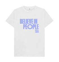 Load image into Gallery viewer, White Cool Earth Believe in People T-shirt
