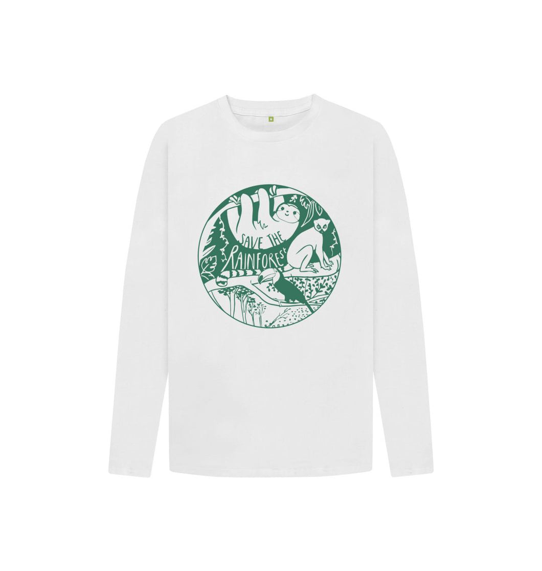 White Life in the Canopy Kid's Long Sleeve Shirt