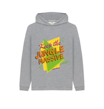 Load image into Gallery viewer, Athletic Grey Keep the Jungle Massive Kid&#39;s Hoodie
