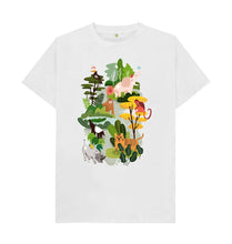 Load image into Gallery viewer, White Forest Animals T- shirt
