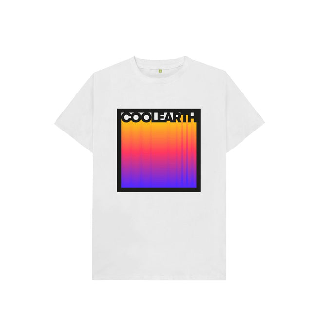 White Cool Earth Gradient Kid's T-shirt