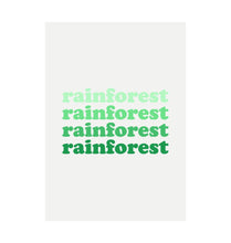 Load image into Gallery viewer, White Rainforest Recycled Print
