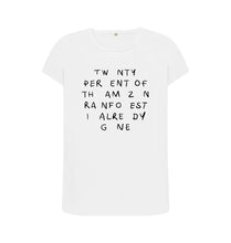 Load image into Gallery viewer, White Twenty Percent T-shirt
