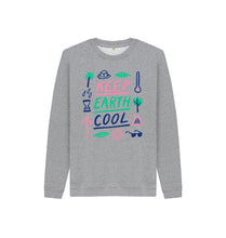 Load image into Gallery viewer, Athletic Grey Keep Earth Cool Kid&#39;s Jumper
