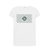 Load image into Gallery viewer, White Cool Earth Trees T-shirt G W

