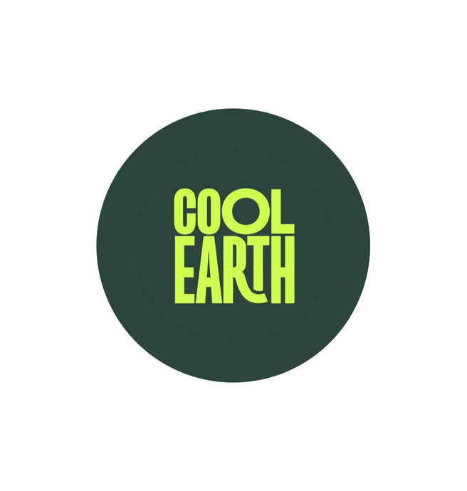 White Cool Earth Sticker