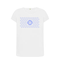 Load image into Gallery viewer, White Cool Earth Trees T-shirt W
