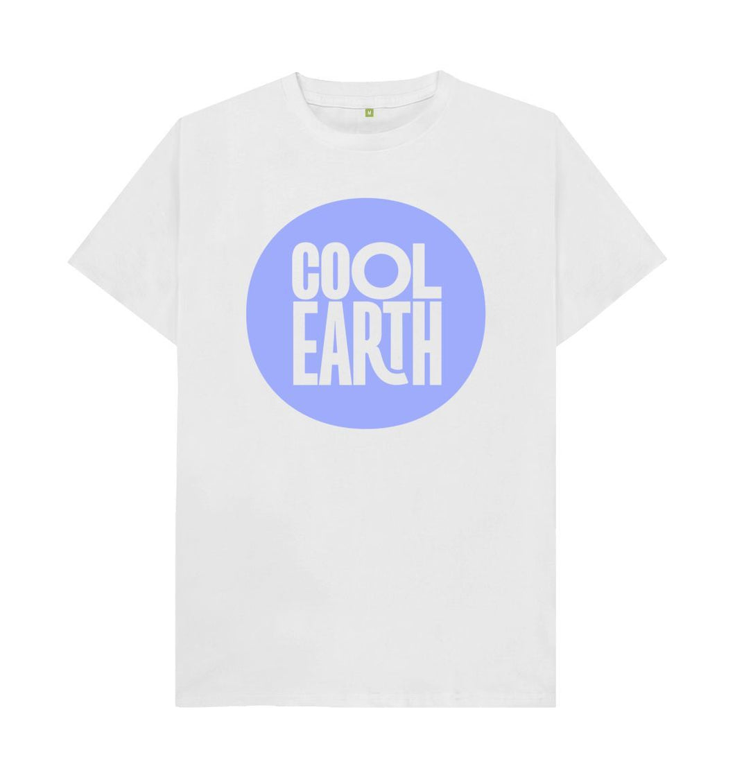 White Cool Earth Large Logo