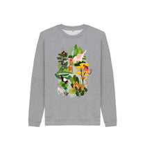 Load image into Gallery viewer, Athletic Grey Forest Animals Kid&#39;s Jumper
