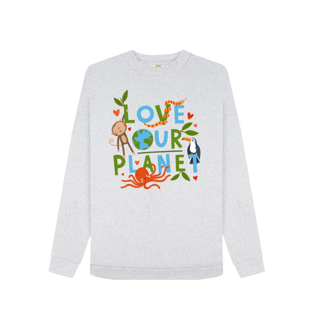 Grey Love Our Planet W 'Remill' Jumper